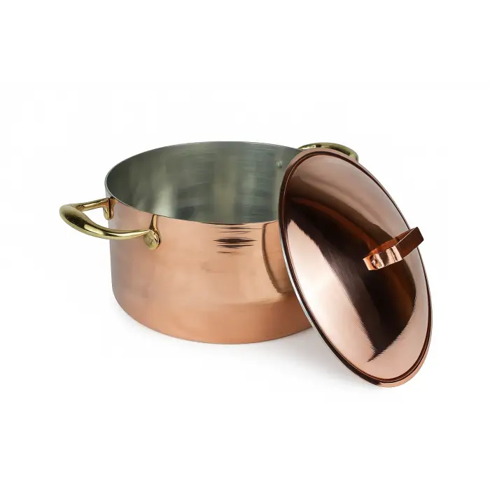 Cuvesta El Yapımı Bakır Pilav ve Karnıyarık Tenceresi 25×10cm 1.5mm