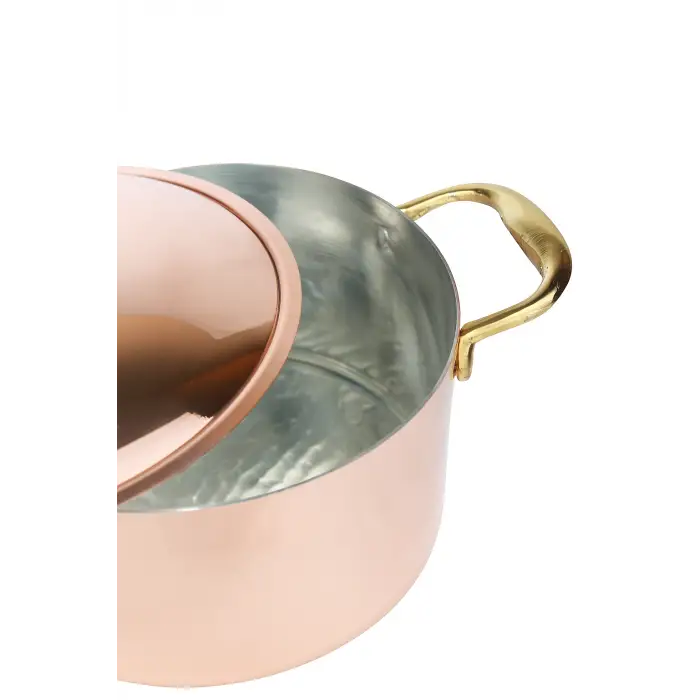 Cuvesta El Yapımı Bakır Pilav ve Karnıyarık Tenceresi 25×10cm 1.5mm