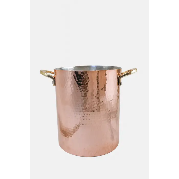 Cuvesta El Yapımı Modern Bakır Buz Kovası 16×21cm 1.5mm