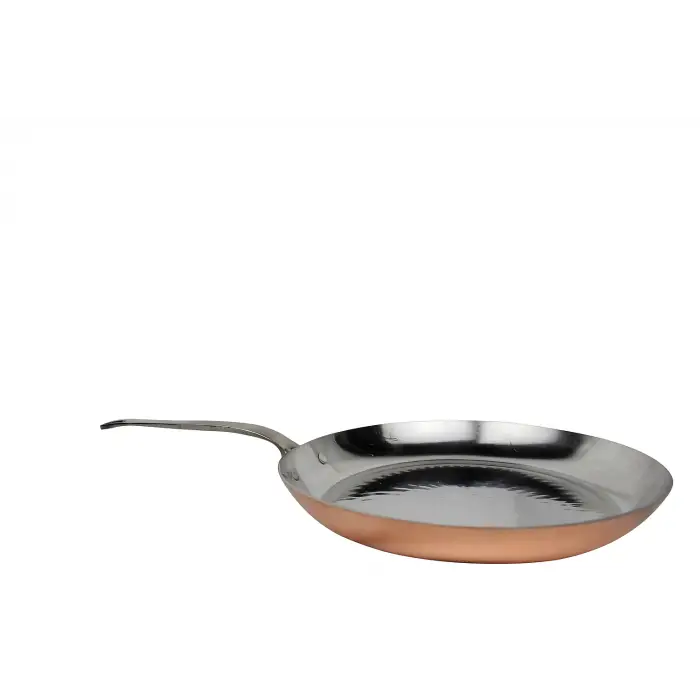 Cuvesta El Yapımı Modern Bakır Gözleme, Krep Tavası 25×3cm 1.5mm