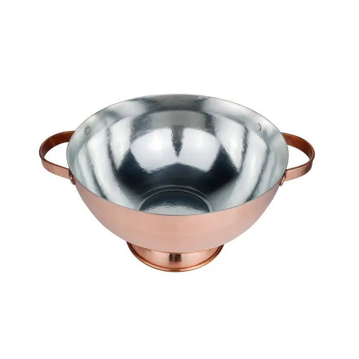 Cuvesta El Yapımı Modern Bakır Meyve ve Salata Kasesi 1.5mm