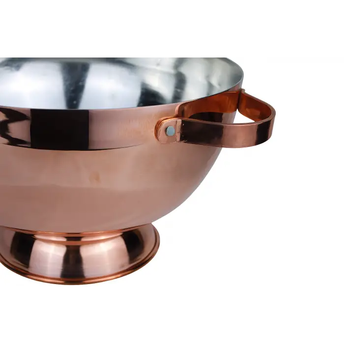 Cuvesta El Yapımı Modern Bakır Meyve ve Salata Kasesi 1.5mm