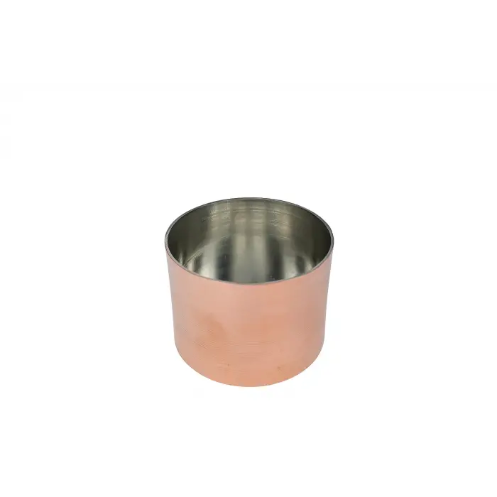 Cuvesta El Yapımı Modern Bakır Sufle ve Sütlaç Kabı 8×6cm 1.5mm