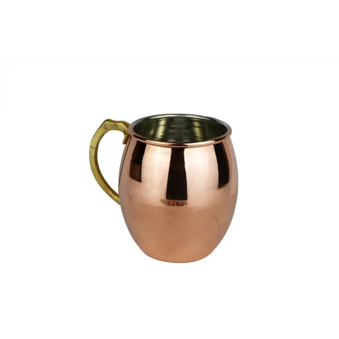 Cuvesta Modern El Yapımı Bakır Bardak 8x10cm