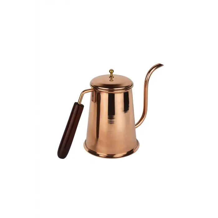 Cuvesta Modern El Yapımı Bakır Kahve Potu 13x10cm