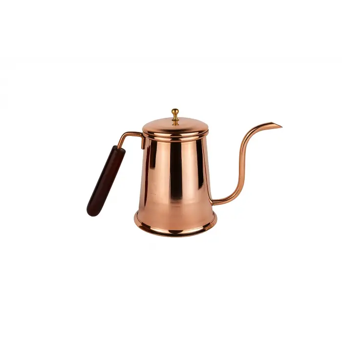Cuvesta Modern El Yapımı Bakır Kahve Potu 13x10cm