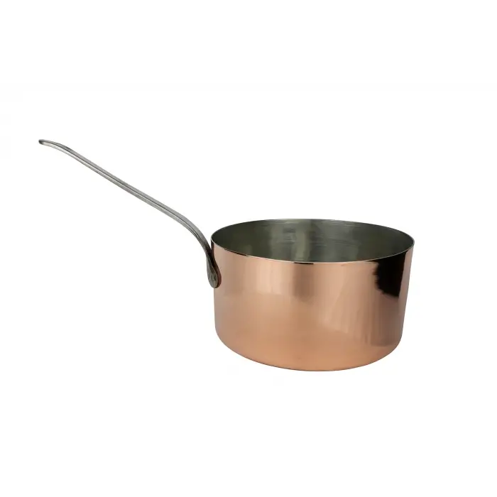 Cuvesta Modern ve Zarif El Yapımı Bakır Sütlük ve Sosluk 20×10 cm 1.5mm