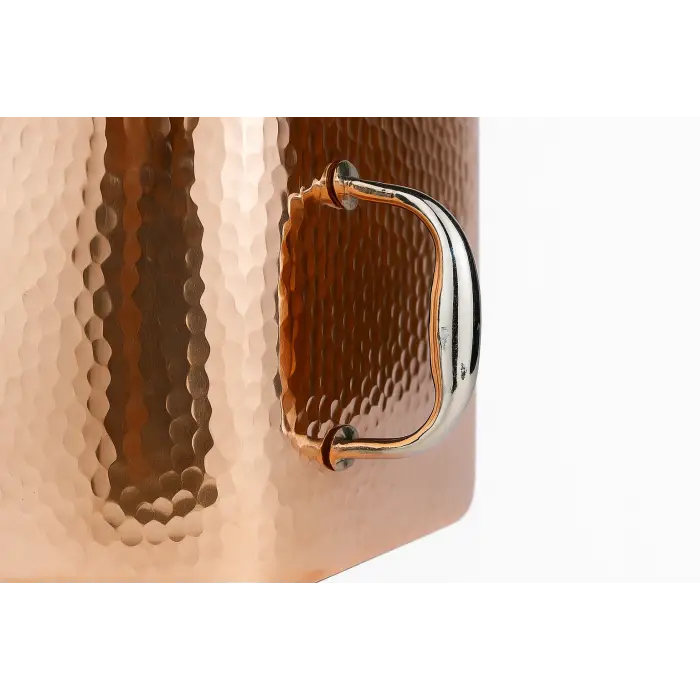 Cuvesta Şef Tipi El Yapımı Bakır Fırın Kazanı 32×22cm 1.5mm