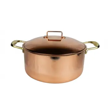 Cuvesta El Yapımı Bakır Derin Tencere Modern 23×12cm 1.5mm