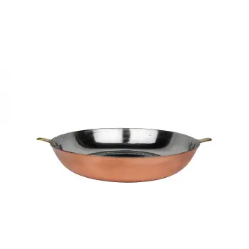 Cuvesta El Yapımı Bakır Modern Geniş Tava 25×5cm 1.5mm