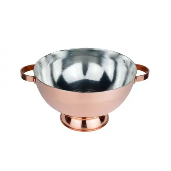 Cuvesta El Yapımı Modern Bakır Meyve ve Salata Kasesi 1.5mm