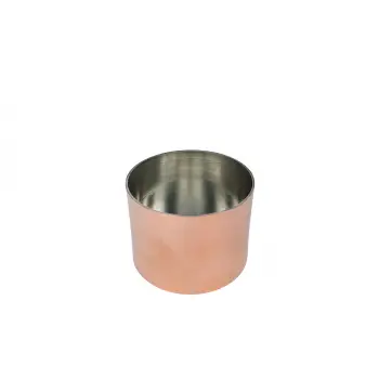 Cuvesta El Yapımı Modern Bakır Sufle ve Sütlaç Kabı 8×6cm 1.5mm
