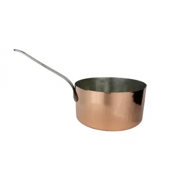 Cuvesta Modern ve Zarif El Yapımı Bakır Sütlük ve Sosluk 20×10 cm 1.5mm