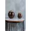 Cuvesta El Yapımı Bakır Şekerlik ve Çerezlik Seti
