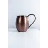 Cuvesta Modern El Yapımı Modern Bakır Bardak Oksit Renk 8x10cm