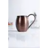 Cuvesta Modern El Yapımı Modern Bakır Bardak Oksit Renk 8x10cm