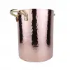 Cuvesta El Yapımı Modern Bakır Buz Kovası 16×21cm 1.5mm