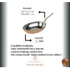 Cuvesta El Yapımı Şef Tipi Modern Bakır Oval Sote Tavası 30x20cm 1.5mm