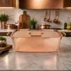 Cuvesta El Yapımı Şef Tipi ve Modern Bakır Balık Kazanı 40×15cm 1.5mm