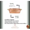 Cuvesta El Yapımı Şef Tipi ve Modern Bakır Balık Kazanı 40×15cm 1.5mm
