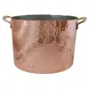 Cuvesta El Yapımı ve Modern Tasarım Oval Bakır Buz Kovası 26x20CM 1.5mm