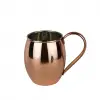 Cuvesta Modern El Yapımı Modern Bakır Bardak Kırmızı Renk 8x10cm