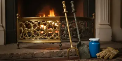Kararmış Pirinç Şömine Paravanları ve Demirleri Nasıl Restore Edilir?