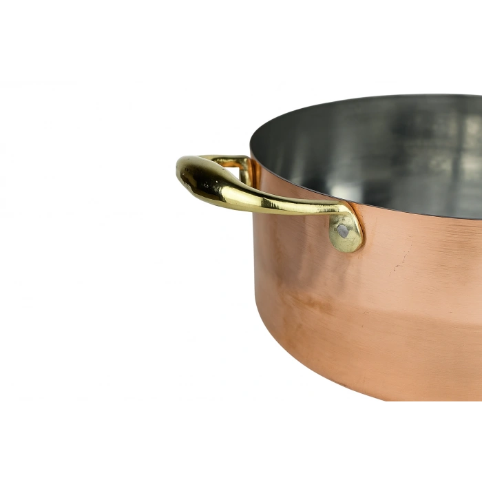 Cuvesta El Yapımı Bakır Derin Tencere Modern 23×12cm