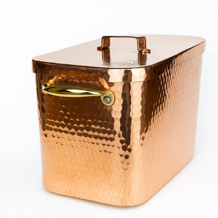 Cuvesta El Yapımı Bakır Dövme Desenli Fırın Kazanı 32×20cm