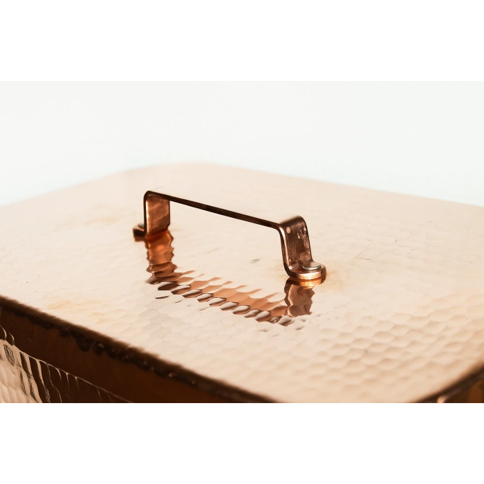 Cuvesta El Yapımı Bakır Dövme Desenli Fırın Kazanı 32×20cm