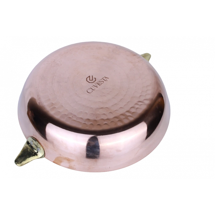 Cuvesta El Yapımı Bakır Modern Geniş Tava 29×6cm