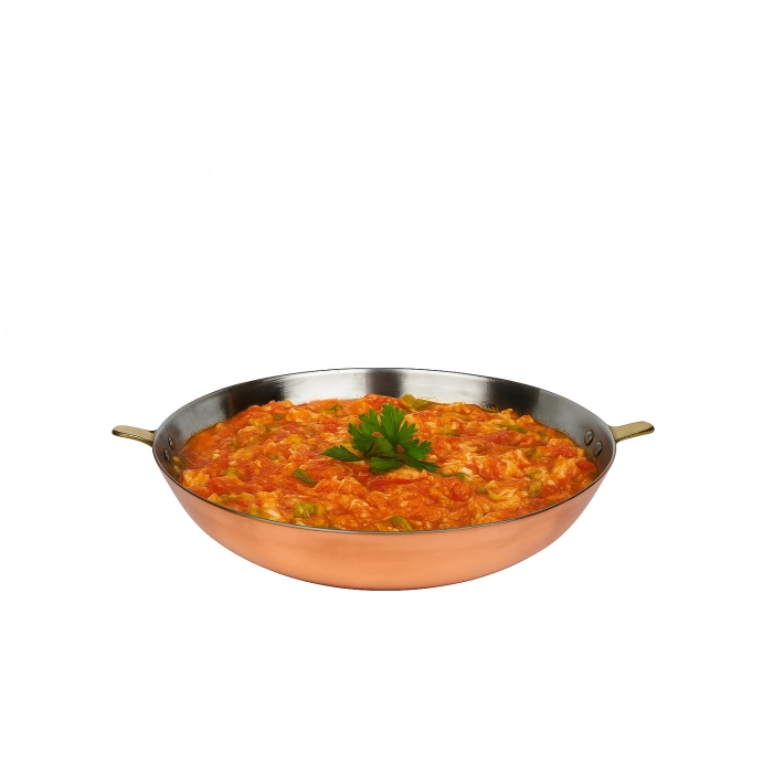 Cuvesta El Yapımı Bakır Modern Geniş Tava 29×6cm