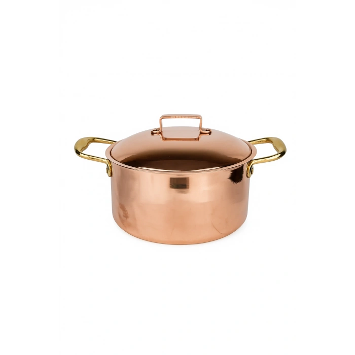 Cuvesta El Yapımı Bakır Pilav ve Karnıyarık Tenceresi 25×10cm