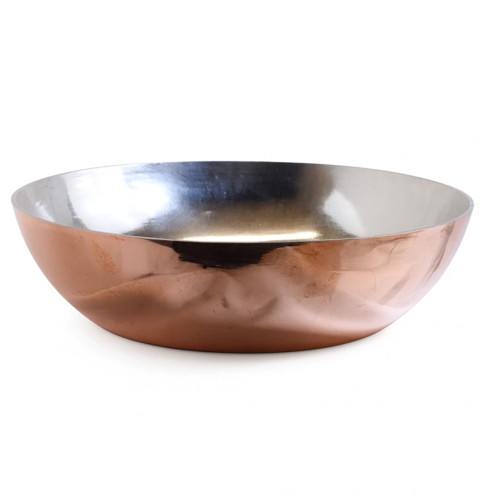 Cuvesta El Yapımı Bakır Tabak Sağlıklı ve Modern Sunumlar İçin 20x4cm