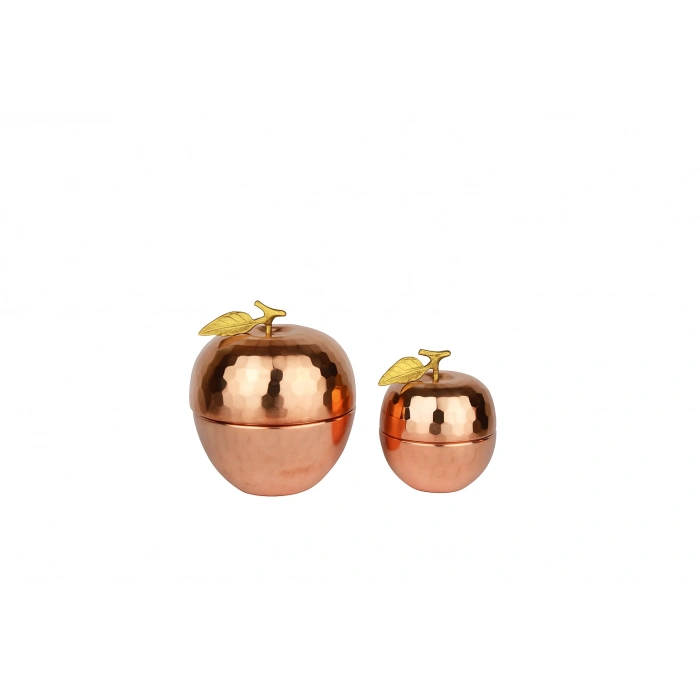 Cuvesta El Yapımı Gold Bakır Şekerlik ve Çerezlik Seti