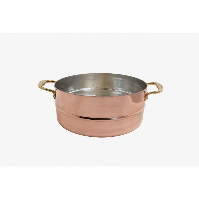 Cuvesta El Yapımı Şef Tipi Küçük Bakır Süzgeç 24x10cm