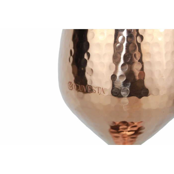 Cuvesta El Yapımı Zarif Bakır Dövme Desenli Kokteyl Bardak 20x8cm
