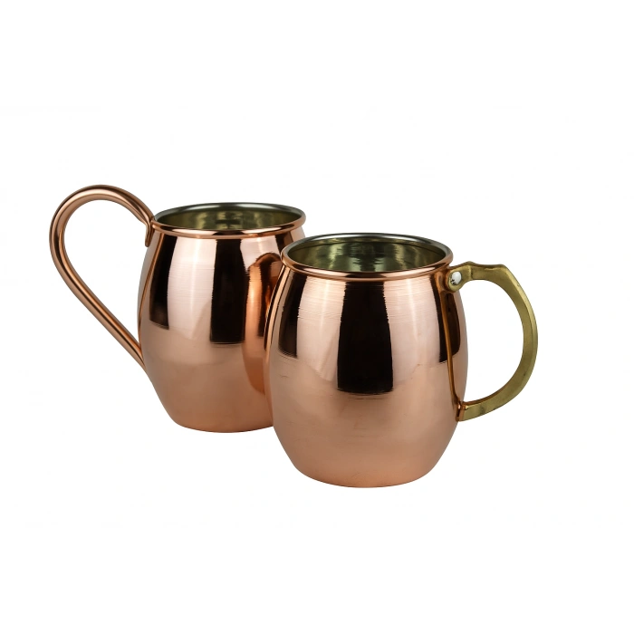 Cuvesta Modern El Yapımı Bakır Bardak 8x10cm