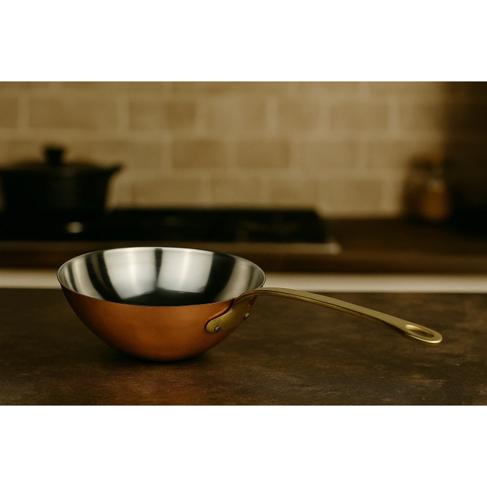 Cuvesta Modern El Yapımı Derin Bakır Sote ve Sos Tavası 25×9cm