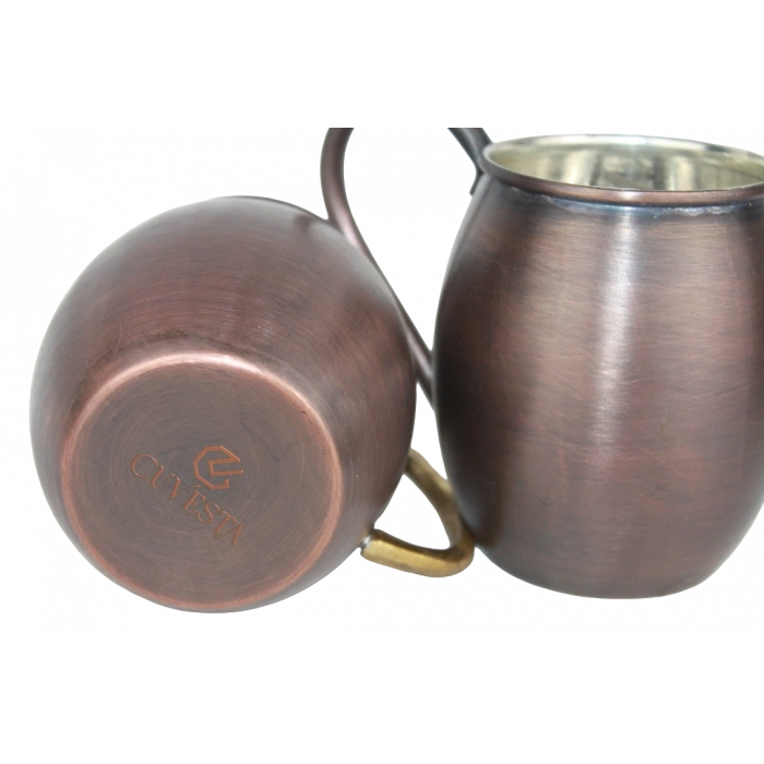 Cuvesta Modern El Yapımı Klasik Bakır Bardak 8x10cm