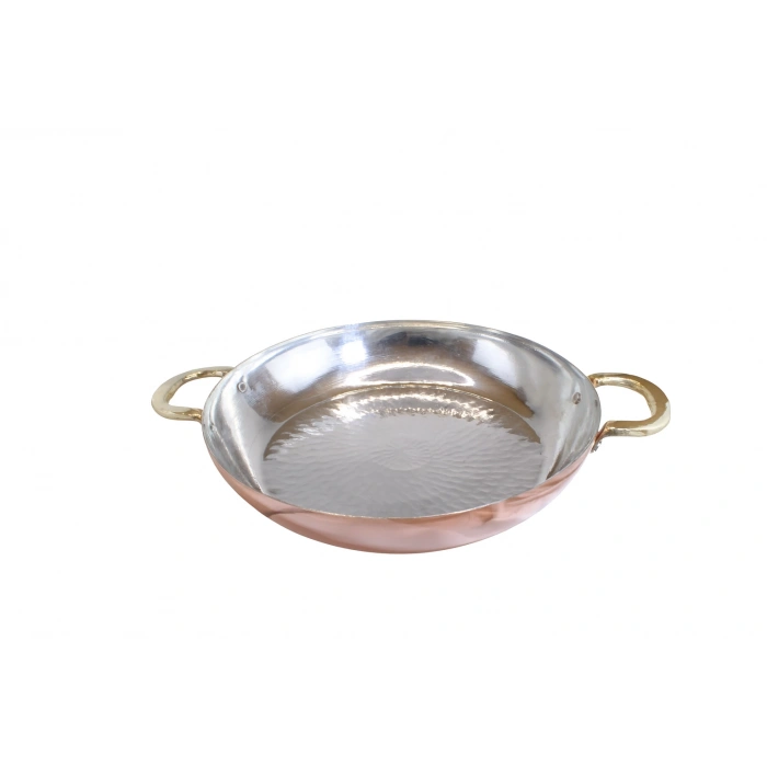 Cuvesta Modern Şef Tipi El Yapımı Bakır Yuvarlak Tava 30×5cm