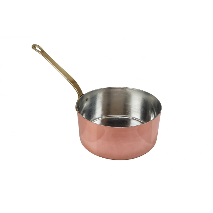 Cuvesta Şef Tipi Bakır Sütlük ve Sosluk Tava El Yapımı 20×10cm