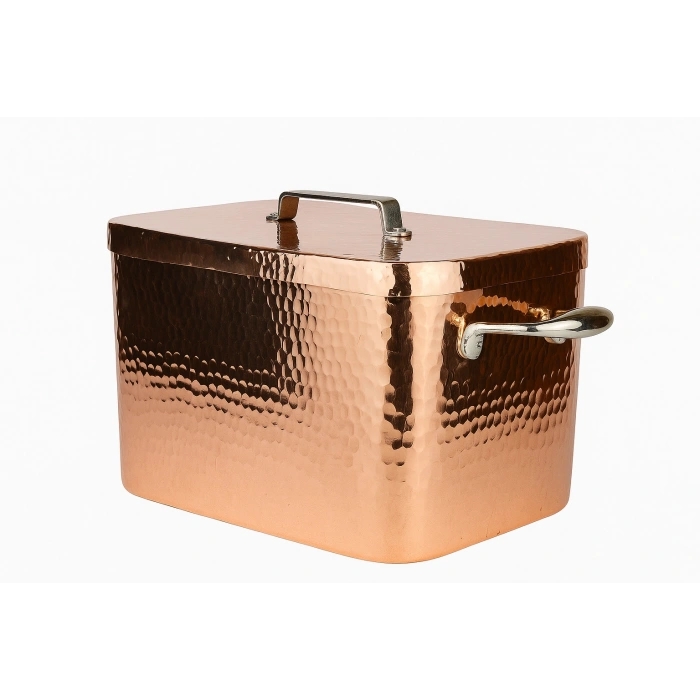 Cuvesta Şef Tipi El Yapımı Bakır Fırın Kazanı 32×22cm