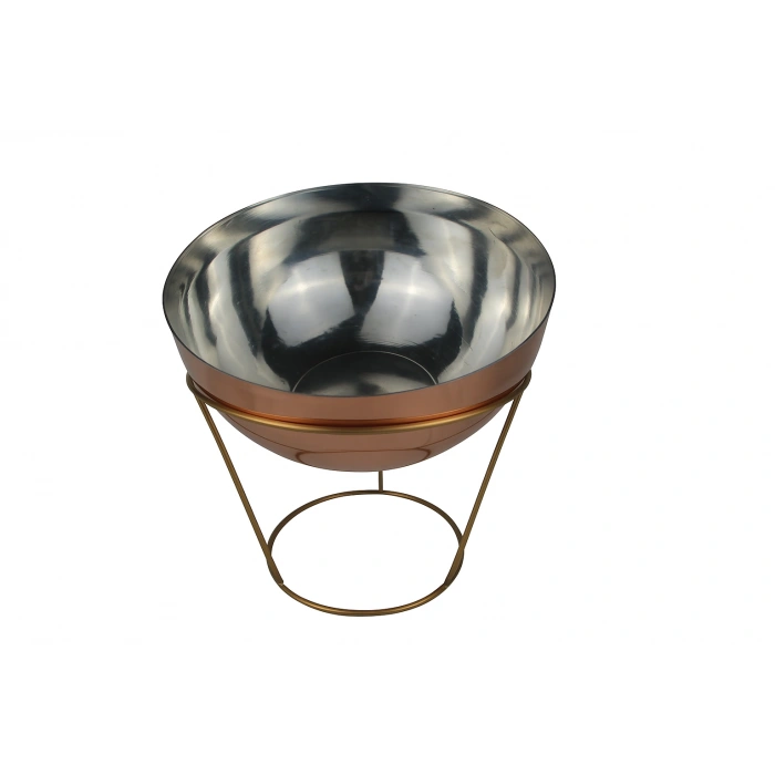 Cuvesta Şef Tipi El Yapımı Bakır Meyve ve Salata Kasesi 26×12cm