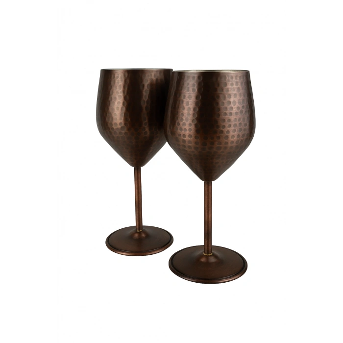 Cuvesta Zarif El Yapımı Bakır Oksit Kokteyl Bardak 20x8cm