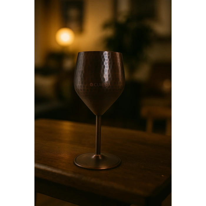 Cuvesta Zarif El Yapımı Bakır Oksit Kokteyl Bardak 20x8cm