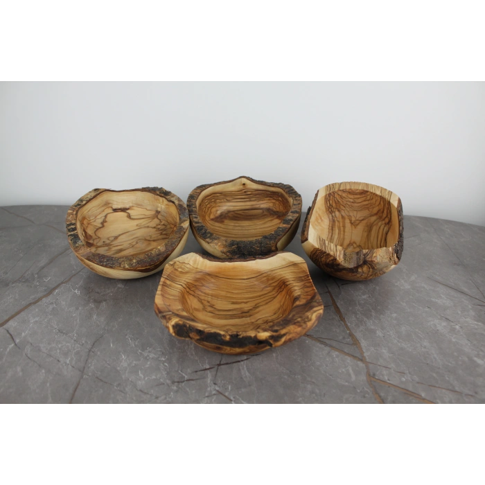 Cuvesta Zeytin Ağacından Doğal Kaseler 1 Adet