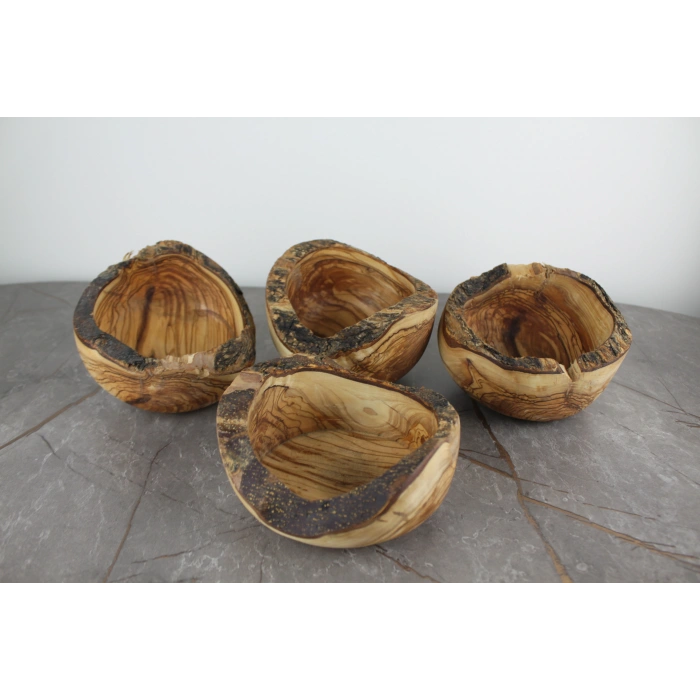 Cuvesta Zeytin Ağacından Doğal Kaseler 1 Adet