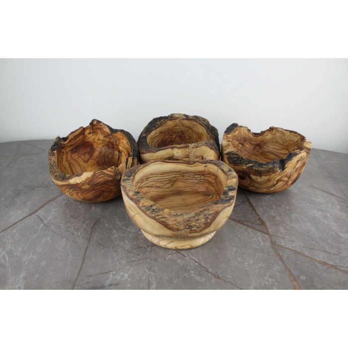 Cuvesta Zeytin Ağacından Doğal Kaseler 1 Adet