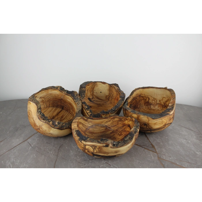 Cuvesta Zeytin Ağacından Doğal Kaseler 1 Adet